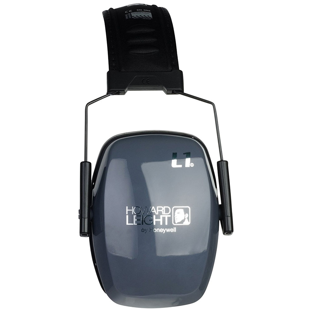Honeywell Leightning L1 Slimline Headband Style Earmuff, Light Gray  R-01524 Great Brands Outlet