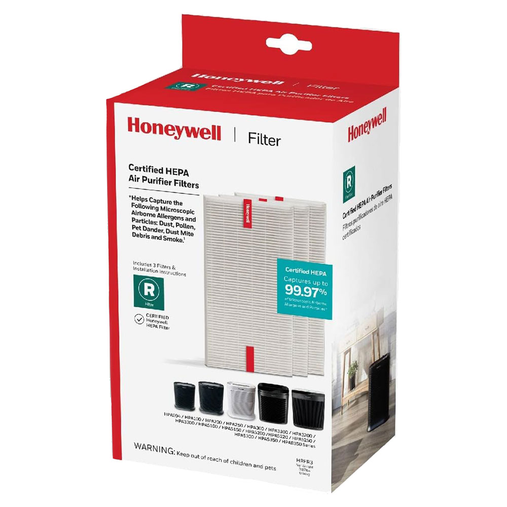 Honeywell Filter R True HEPA Replacement Filter - 3 Pack, HRF-R3
