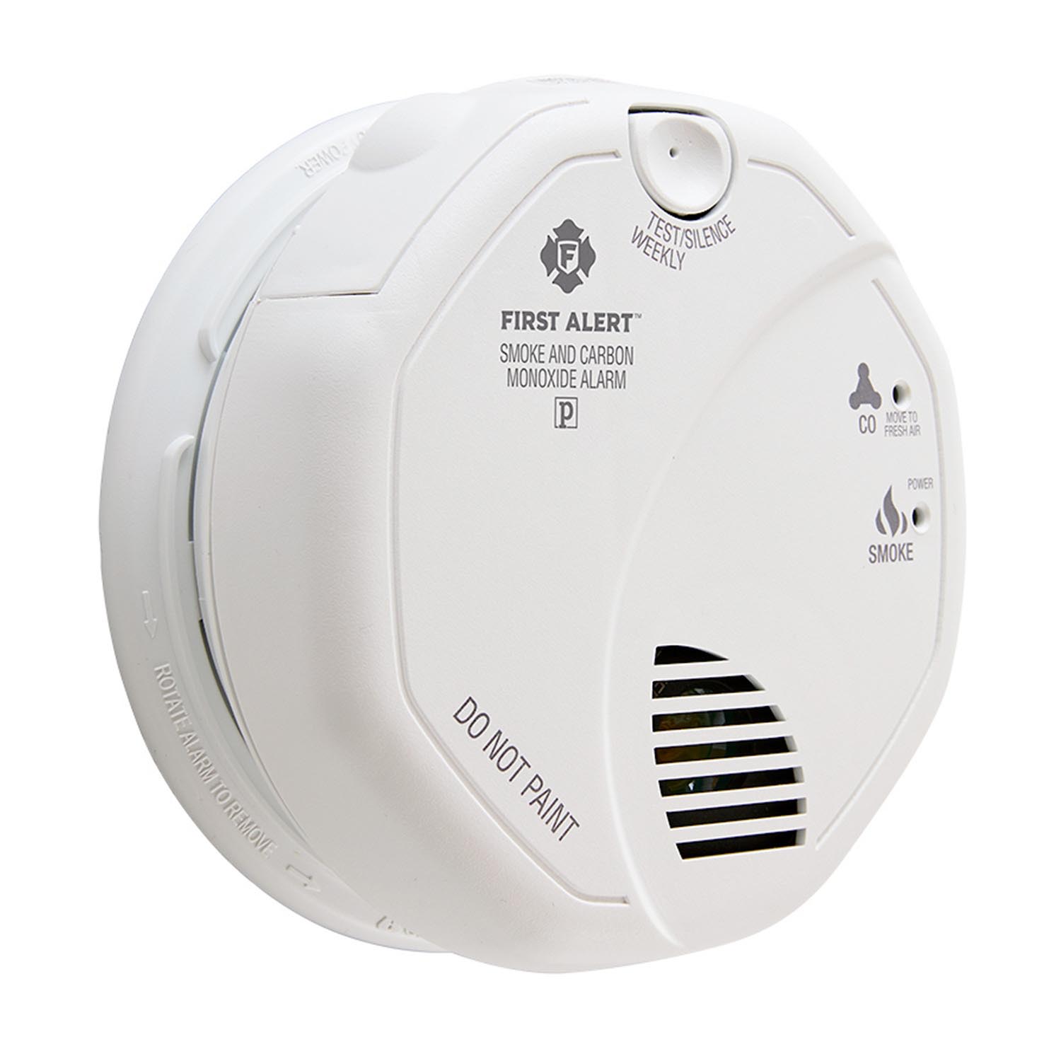 First Alert Hardwired Photoelectric Smoke and Carbon Monoxide Alarm with Battery Backup - SC7010B