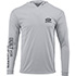 Flying Fisherman TL1415SL Built For Water Performance Hood Tee Silver L