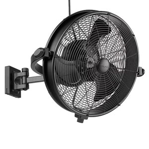 Honeywell 18 inch Outdoor Wall Mounted Fan with Remote and Swivel Arm