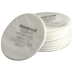 Honeywell North N95 Pad Filters For Air Purifying Respirators, N Series 10 Pack