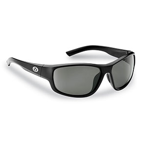 Flying Fisherman 7822BS Teaser Polarized Sunglasses, Matte Black / Smoke