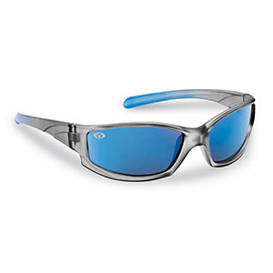 Flying Fisherman 7895GSB Buoy Jr Angler Sunglasses, Gray-Blue / Blue Mirror