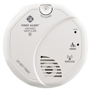 First Alert SA521CN-3ST Wireless Interconnect Hardwired Smoke Alarm (1039830)