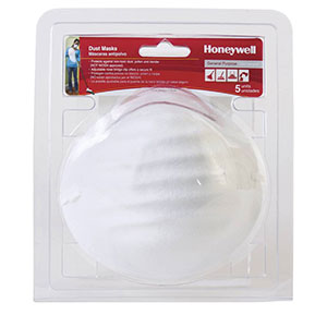 Honeywell Nuisance Particulate Disposable Dust Mask, 5-pack - RWS-54000