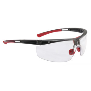 North by Honeywell T5900LTK Adaptec Series Safety Eyewear, Black/Clear