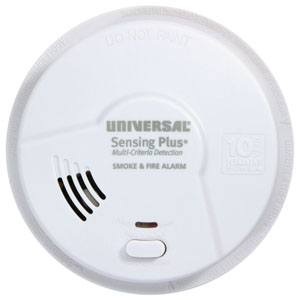 USI Sensing Plus AMIK3051SC Kitchen Smoke and Fire Alarm With 10 Year Battery