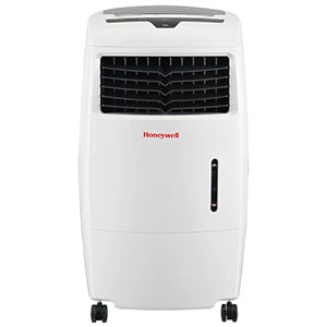 Honeywell CL25AE Evaporative Air Cooler, Fan and Humidifier with Ice Compartment, 500 CFM - 6.6 Gallon Tank (White)