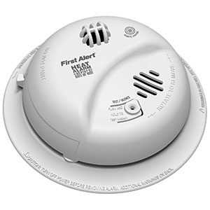 First Alert HD6135FB BRK Brands Hardwired Heat Alarm with Battery Backup