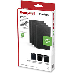 Honeywell HRF-A300 Carbon Pre-Filter For HPA300 Series Air Purifiers - 4 Pack