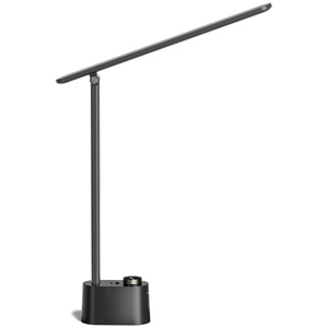 Honeywell Foldable Modern Table Lamp with USB Charger and Eye Protection, Black