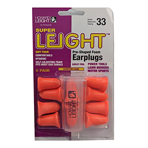 Honeywell Howard Leight Super Leight Earplugs, Orange, One Size, Pack of 144